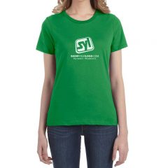 Ladies’ Anvil Lightweight T-Shirt - Green Apple