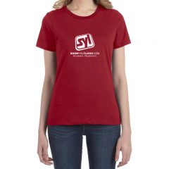 Ladies’ Anvil Lightweight T-Shirt - Independence Red