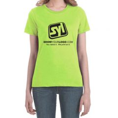 Ladies’ Anvil Lightweight T-Shirt - Neon Green