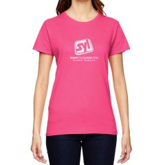 Ladies’ Anvil Lightweight T-Shirt - Neon Pink