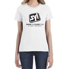 Ladies’ Anvil Lightweight T-Shirt - White