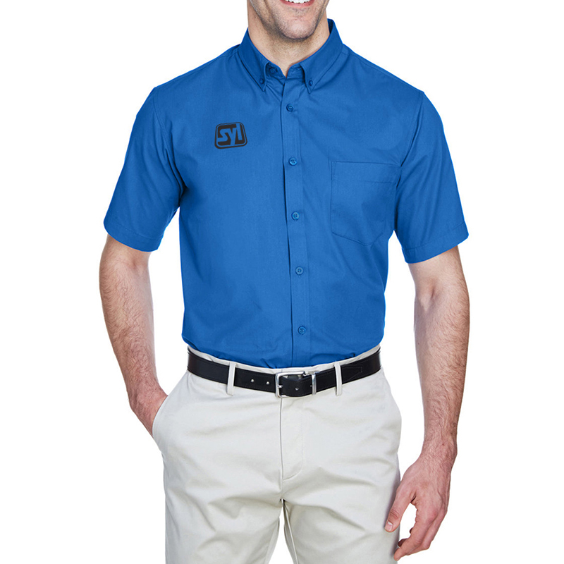 Core 365 Men’s Optimum Short Sleeve Twill Shirt - 88194_3s_z