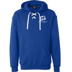 J. America Sport Lace Hoodie Sweatshirt - Royal Blue
