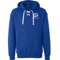 J. America Sport Lace Hoodie Sweatshirt - Royal Blue