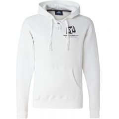 J. America Sport Lace Hoodie Sweatshirt - White