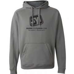 J. America Custom Embroidered Hoodies - Steel