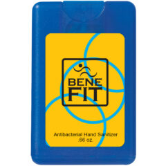 Card Shape Hand Sanitizer – 0.66 oz - 9051_FSTBLU_White_Label