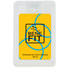 Card Shape Hand Sanitizer – 0.66 oz - 9051_FSTCLR_White_Label