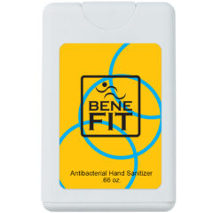 Card Shape Hand Sanitizer – 0.66 oz - 9051_WHT_White_Label