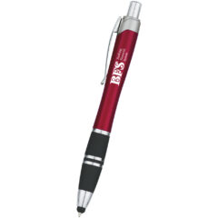 Tri-Band Pen with Stylus - 908_RED_Silkscreen