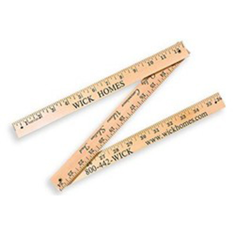 Folding Yardsticks with Natural Finish - 90933-wood