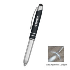 Ballpoint Stylus Pen with Light - 959_BLK_Laser
