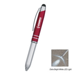 Ballpoint Stylus Pen with Light - 959_RED_Laser