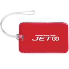 Journey Luggage Tag - 9752_RED_Silkscreen