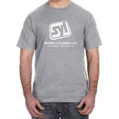 Anvil Fashion Fit T-shirts - Heather Grey