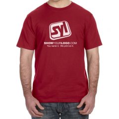Anvil Fashion Fit T-shirts - Independence Red