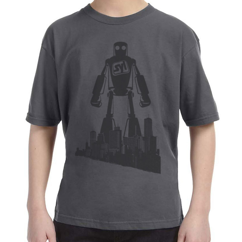 Anvil Youth Lightweight T-Shirt - Charcoal