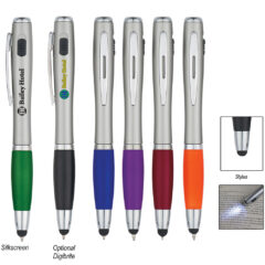 Trio Pen With LED Light And Stylus - 999_group