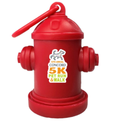 Fire Hydrant Pet Clean-Up Bag Dispenser - A10354 8211 Red