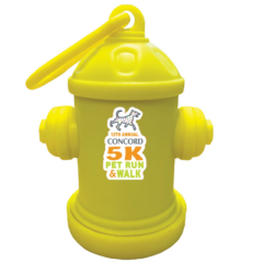 Fire Hydrant Pet Clean-Up Bag Dispenser - A10354 8211 Yellow