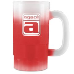 Mood Color Changing Beer Stein – 14 oz - Frost Red