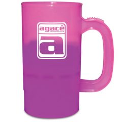 Mood Color Changing Beer Stein – 14 oz - Pink Purple