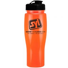Contour Sports Bottles with Flip Top Lid – 24 oz - A334-0379_orange_black