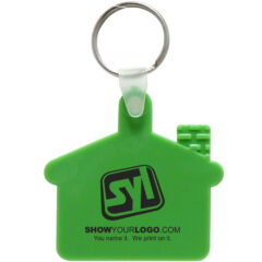 House Soft Key Tag - B802-2096_green
