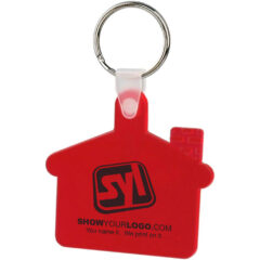 House Soft Key Tag - B802-2096_red 1