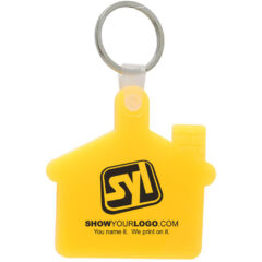 House Soft Key Tag - B802-2096_yellow