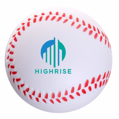 Baseball Shaped Stress Reliever 8211 White