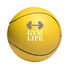 Basketball Stress Reliever - Basketball Stress Reliever 8211 Yellow