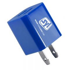 Dual Port Wall Charger - Blue