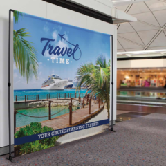 Bravo Expanding Single-Sided Display Kit – 10′ - Bravo Expanding Single-Sided Display Kit 8211 10ftinuse