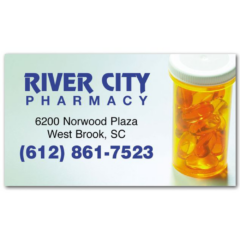Business Card Magnet - BusinessCardMagnetPillBottle