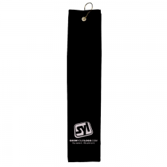 Jewel Collection Custom Printed Golf Towels - C482 black