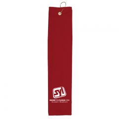 Jewel Collection Custom Printed Golf Towels - C482 red