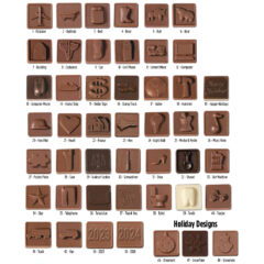 Chocolate Squares Gift Box – 2.5 oz - Chocolate themesA3215