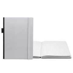 Contempo Bookbound Journal – 5″ x 7″ - Contempo Bookbound Journal_Weave Silver