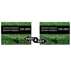 Corrugated Plastic Sign – Double Sided – 24″ x 18″ - Corrugated Plastic Sign 8211 Double Sided 8211 24 x 18