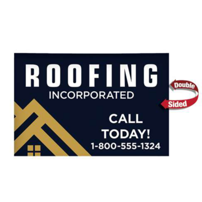 Corrugated Plastic Sign 8211 Double Sided 8211 36 x 24