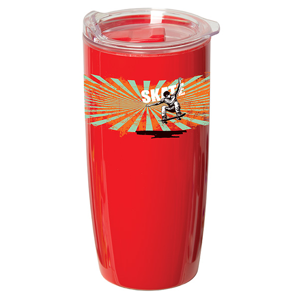 Esgore Travel Tumbler – 20 oz - DA9134_Red_Large