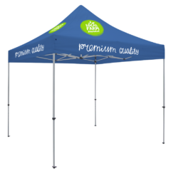 Deluxe 10′ Tent Kit with Four Location Full-Color Imprints - Deluxe 10 Tent Kit with Four Location Full-Color ImprintsCobalt