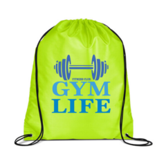 Drawstring Bag - Drawstring Bag 8211 Lime Green
