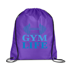 Drawstring Bag - Drawstring Bag 8211 Purple