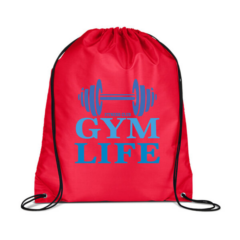 Drawstring Bag - Drawstring Bag 8211 Red