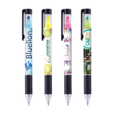 Duplex Highlighter Pen 8211 Full color imprint