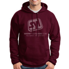 Hanes Ultimate Cotton Hooded Sweatshirt - Maroon