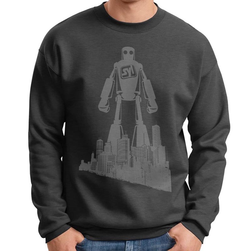 Hanes® Ultimate Cotton® Crewneck Sweatshirt - F260_CharcoalHeather___A