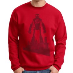 Hanes–Ultimate Cotton® Crewneck Sweatshirt - F260_DeepRed_A